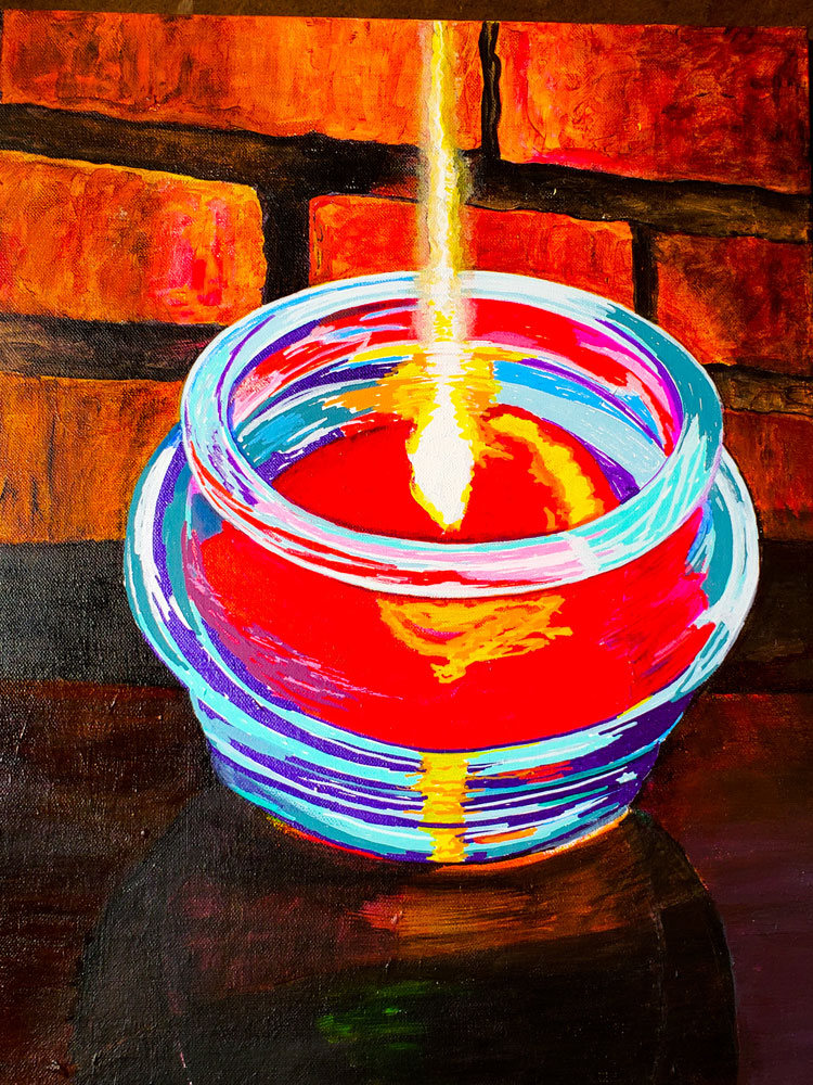 Mom's Candle by Patricia Searing